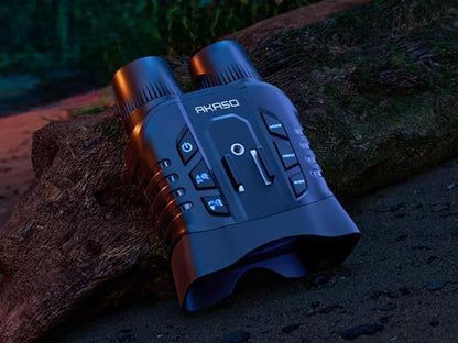 Seemor-200 Night Vision Goggles - 4K Full Color Night Vision Binoculars for Adults, App-Enabled Photo and Video Saving,Ai-Isp 3280FT Viewing Range,16X Digital Zoom for Camping Hiking & Security