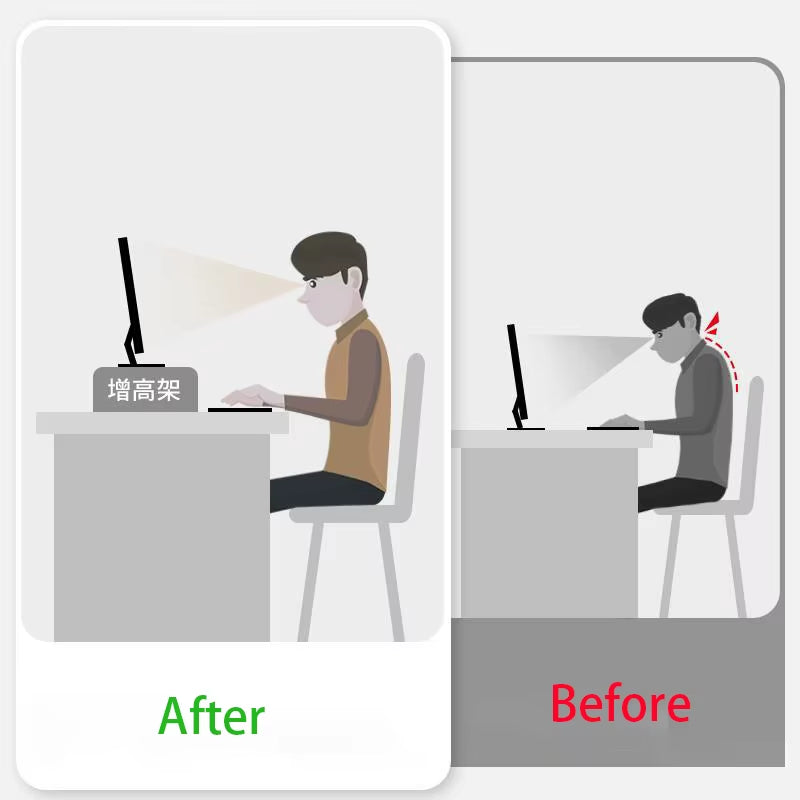 Transparent Acrylic Display Stand for Monitor Heightening, Desktop Organizer for Item Storage, Suspension Organizer