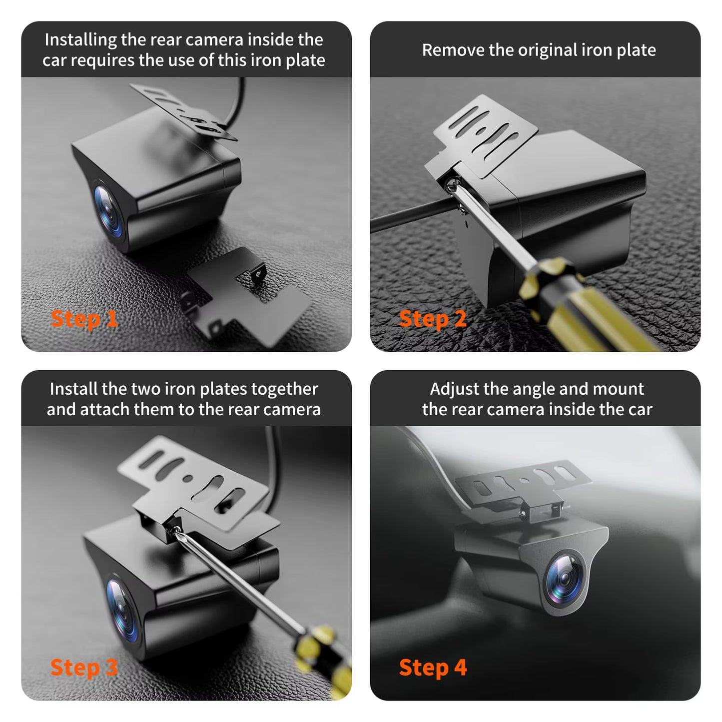 Upgraded WDR Rear Camera for G840S / G930 / G850 / G900 / G910 / D07, 1080P Waterproof AHD Car Rear View Camera