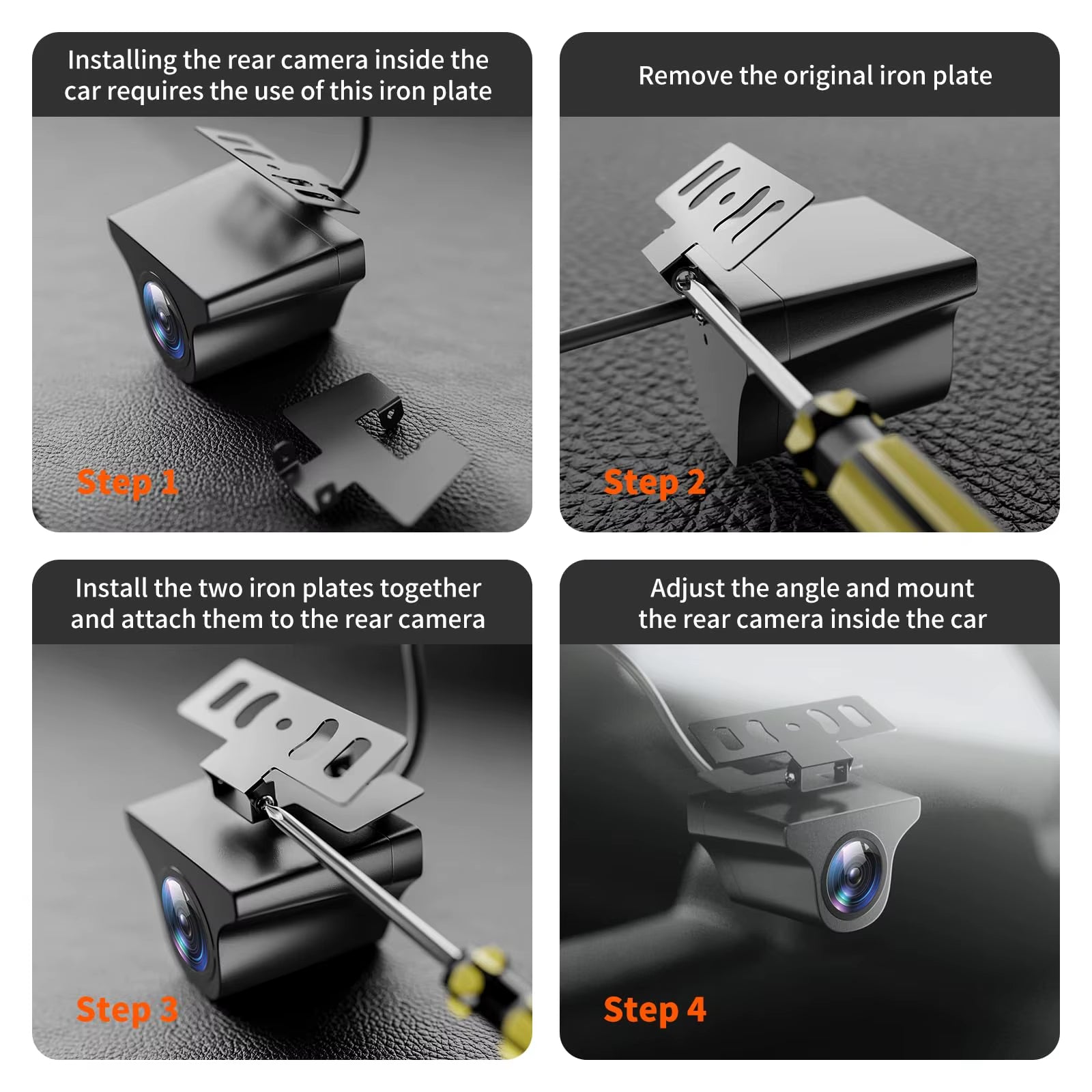 Upgraded WDR Rear Camera for G840S / G930 / G850 / G900 / G910 / D07, 1080P Waterproof AHD Car Rear View Camera