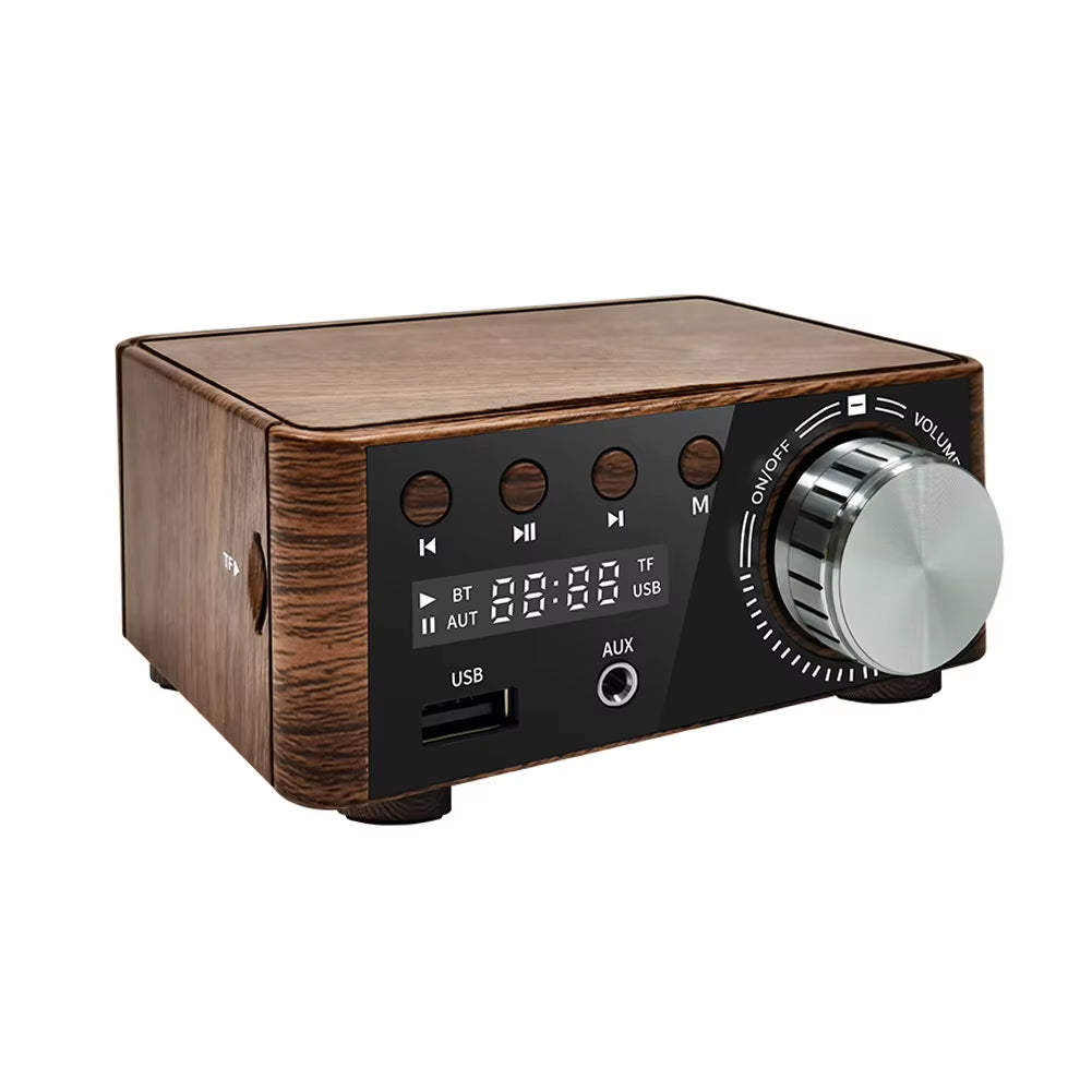 50Wx2 HIFI Audio Amplifier Bluetooth Digital Power Board Class D Audio Amplifiers Plug and Play AUX TF Home Theater Amplifier