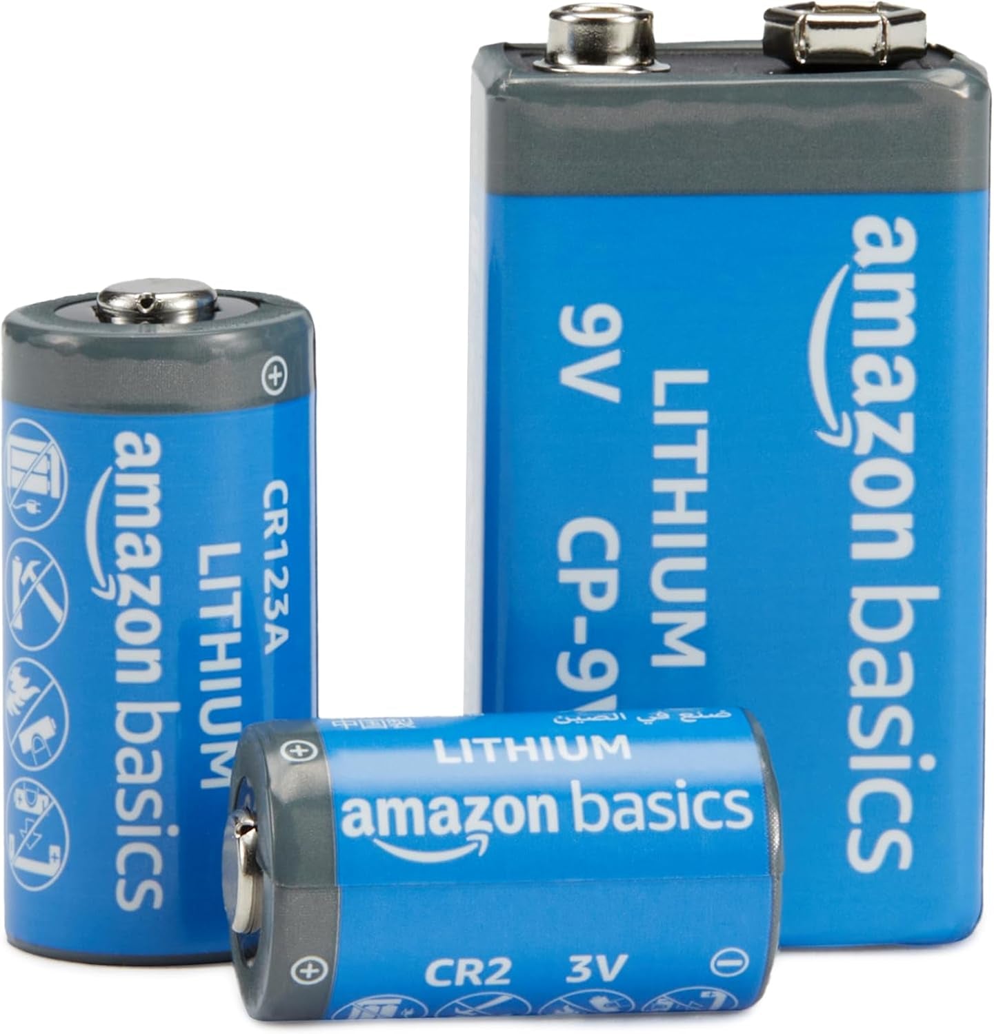 6-Pack Non-Rechargeable CR123A Lithium Batteries, 3 Volt, up to 10-Year Shelf Life