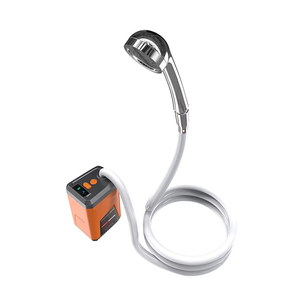 Portable Camping Shower Outdoor Electric Shower Pump Rechargeable Battery Powered Shower Waterproof Support 3 Water Modes