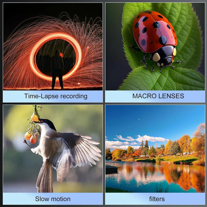 4K Digital Cameras for Photography,48 MP Autofocus Vlogging Camera with 52Mm Wide Angle & Macro Lens